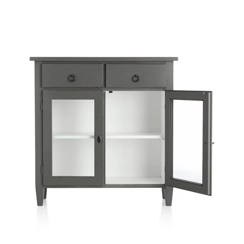 Stretto Grey Entryway Cabinet