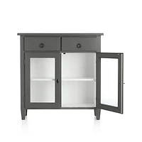 Stretto Grey Entryway Cabinet