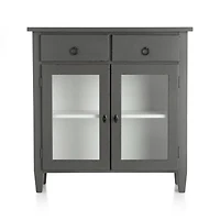 Stretto Grey Entryway Cabinet