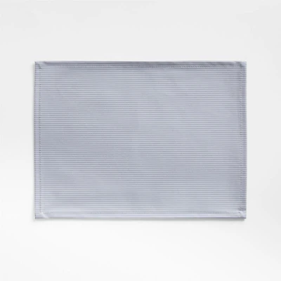 Easy-Clean Striped Grey Placemat