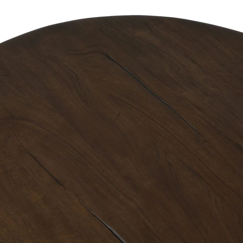 Stuart Aged Belgium Bleach Wood Nesting Round Coffee Tables