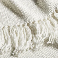 Styles 70"x55" Ivory Throw Blanket
