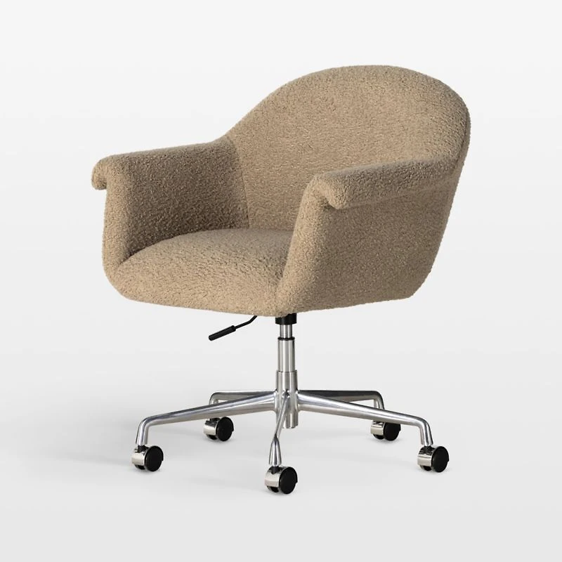 Suerte Faux Shearling Office Chair