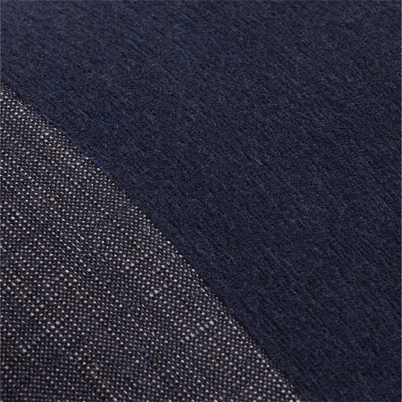 Sunbrella ® 20"x20" Navy Blue Arlo Stripe Outdoor Throw Pillow