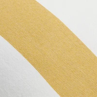 Sunbrella ® 20"x20" Yellow Cozumel Cabana Stripe Outdoor Throw Pillow