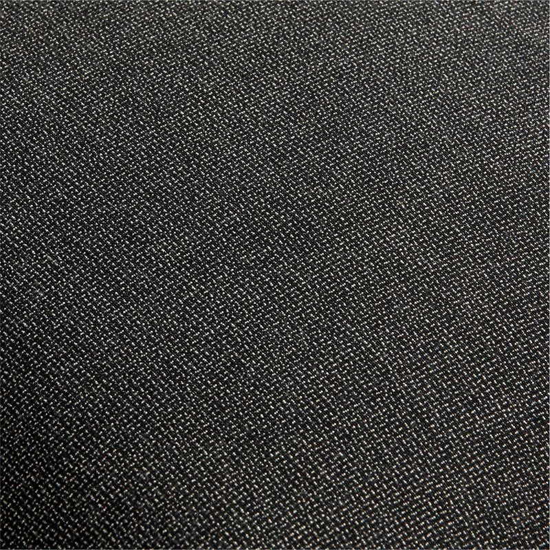 Sunbrella ® Solid 20"x20" Onyx Black Textured Outdoor Throw Pillow