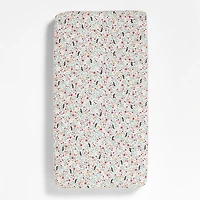 Supercozy Winter Wonderland Organic Cotton Flannel Baby Crib Fitted Sheet