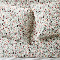 Supercozy Winter Wonderland Organic Cotton Flannel Kids Twin Sheet Set