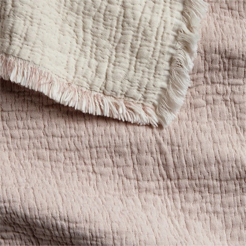 Supersoft Organic Cotton Gauze Classic Mauve Pink Kids Blanket