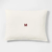 CozyCloud Washed Organic Cotton Pampas Ivory Standard Bed Pillow Sham