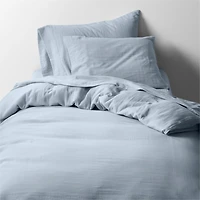 Supersoft Gauze Organic Cotton Sky Blue Standard Bed Pillow Sham