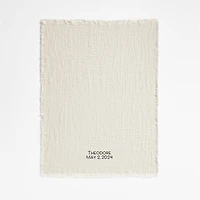 Supersoft Organic Cotton Gauze Stone Tan Baby Stroller Blanket