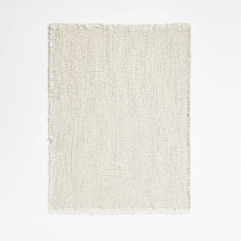 Supersoft Organic Cotton Gauze Stone Tan Baby Stroller Blanket