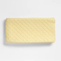 Supersoft Straw Yellow Organic Cotton Gauze Changing Pad Cover