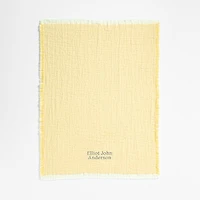 Supersoft Straw Yellow Organic Cotton Gauze Baby Stroller Blanket
