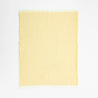 Supersoft Straw Yellow Organic Cotton Gauze Baby Stroller Blanket