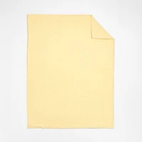 Supersoft Straw Yellow Organic Cotton Gauze Kids Full/Queen Duvet Cover