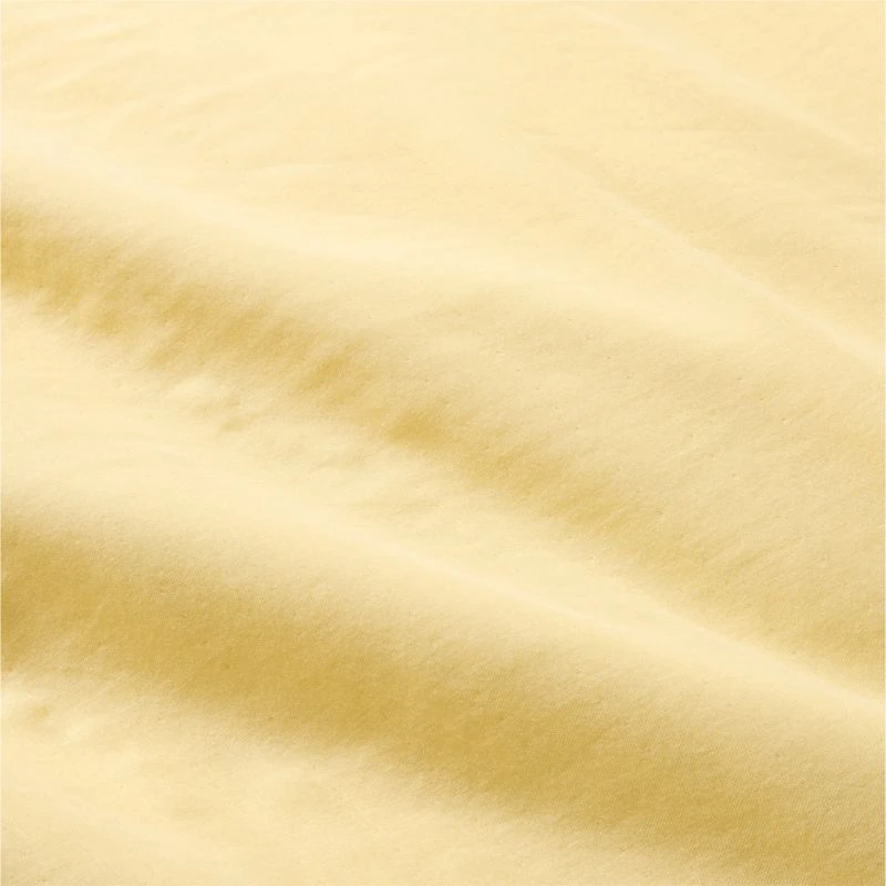 Supersoft Straw Yellow Organic Cotton Gauze Kids Full/Queen Duvet Cover