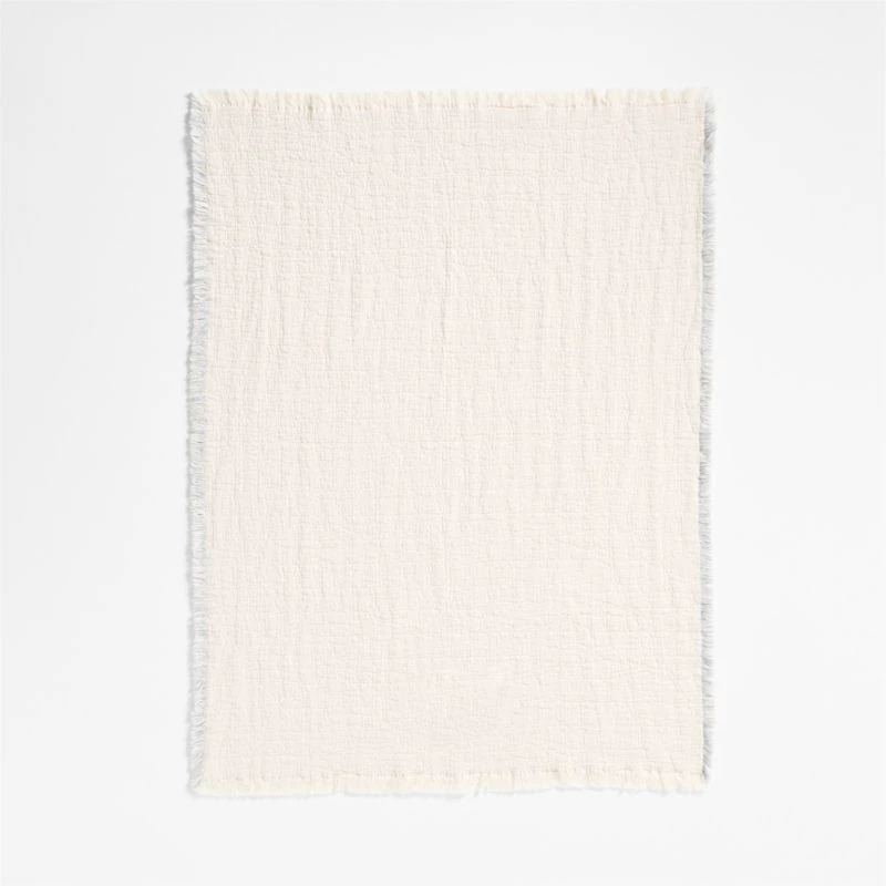 Supersoft Organic Cotton Gauze Smoke Blue Baby Stroller Blanket