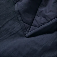Supersoft Midnight Navy Blue Organic Cotton Gauze Kids Twin Quilt