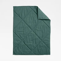 Supersoft Cool Pine Cotton Gauze Baby Crib Quilt
