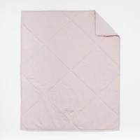 Supersoft Lilac Rose Organic Cotton Gauze Baby Crib Quilt