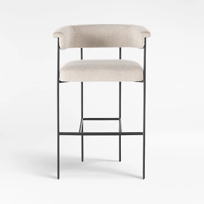 Sutter Beige Bouclé Bar Stool