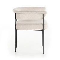 Sutter Beige Bouclé Dining Chair