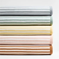 Sweater Stripe Organic Cotton Knit Baby Stroller Blanket