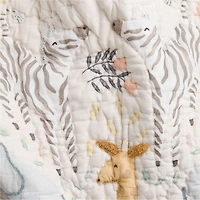 Sweet Savannah Organic Cotton Baby Crib Quilt