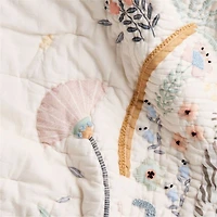 Sweet Savannah Organic Cotton Baby Crib Quilt
