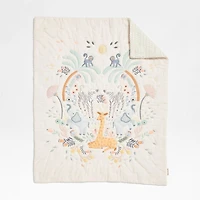 Sweet Savannah Organic Cotton Baby Crib Quilt