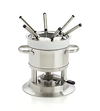 Swissmar Arosa 11-Piece Stainless Steel Fondue Set