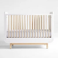 Steamer Lane Two-Tone Wood Baby Crib