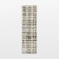 Talence Performance Handwoven Light Grey Runner Rug 2'10"x9'