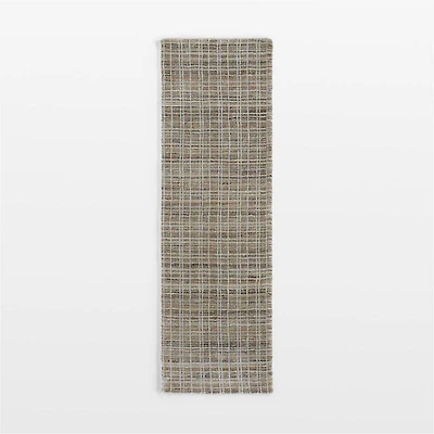Talence Performance Handwoven Sand Beige Runner Rug 2'10"x9'
