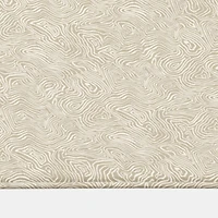 9' Tan Squiggle Round Outdoor Patio Umbrella Canopy