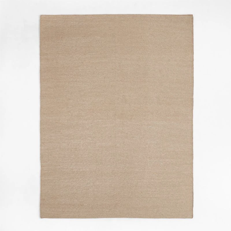 Taos Performance Handwoven Camel Brown Indoor/Outdoor Area Rug 9'x12'