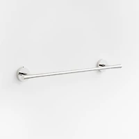 Tapered Polished Chrome Bath Towel Bar 18"