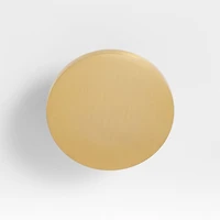 Tapered Brushed Brass Cabinet Knob