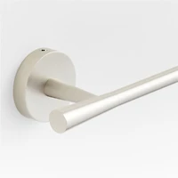 Tapered Brushed Nickel Bath Towel Bar 24"