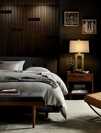 Tate 23" Walnut Nightstand
