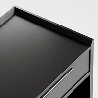 Tate 23" Black Nightstand