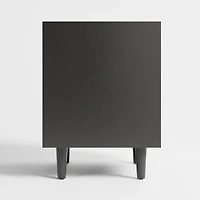Tate 23" Black Nightstand
