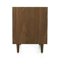 Tate 23" Walnut Nightstand
