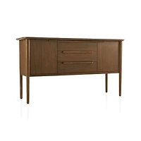 Tate 62" Walnut Midcentury Credenza