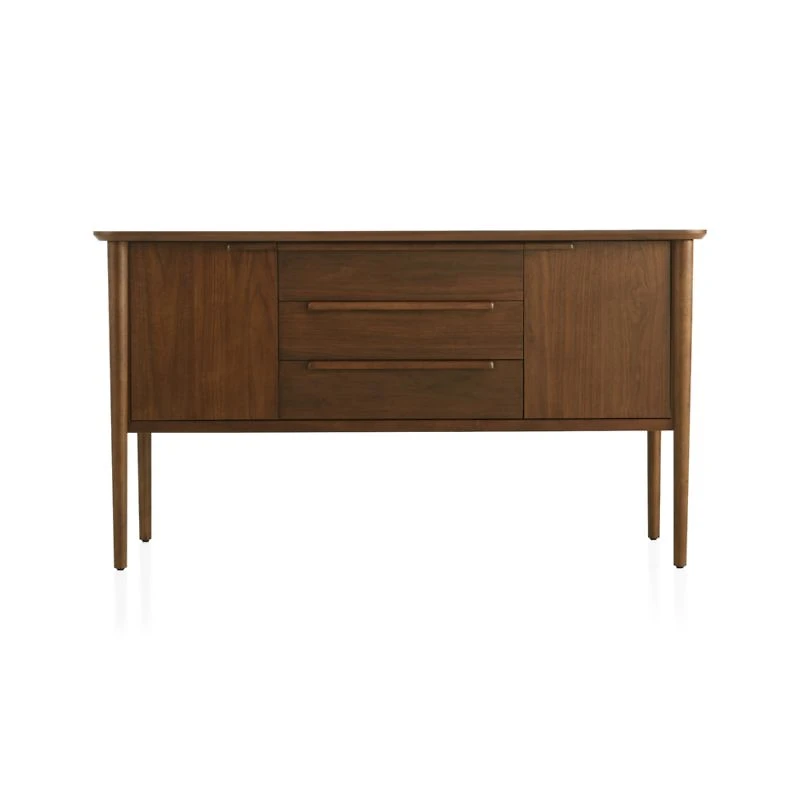 Tate 62" Walnut Midcentury Credenza