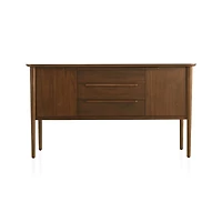 Tate 62" Walnut Midcentury Credenza