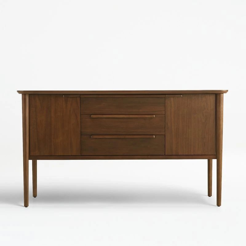 Tate 62" Walnut Midcentury Credenza