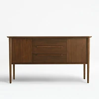 Tate 62" Walnut Midcentury Credenza